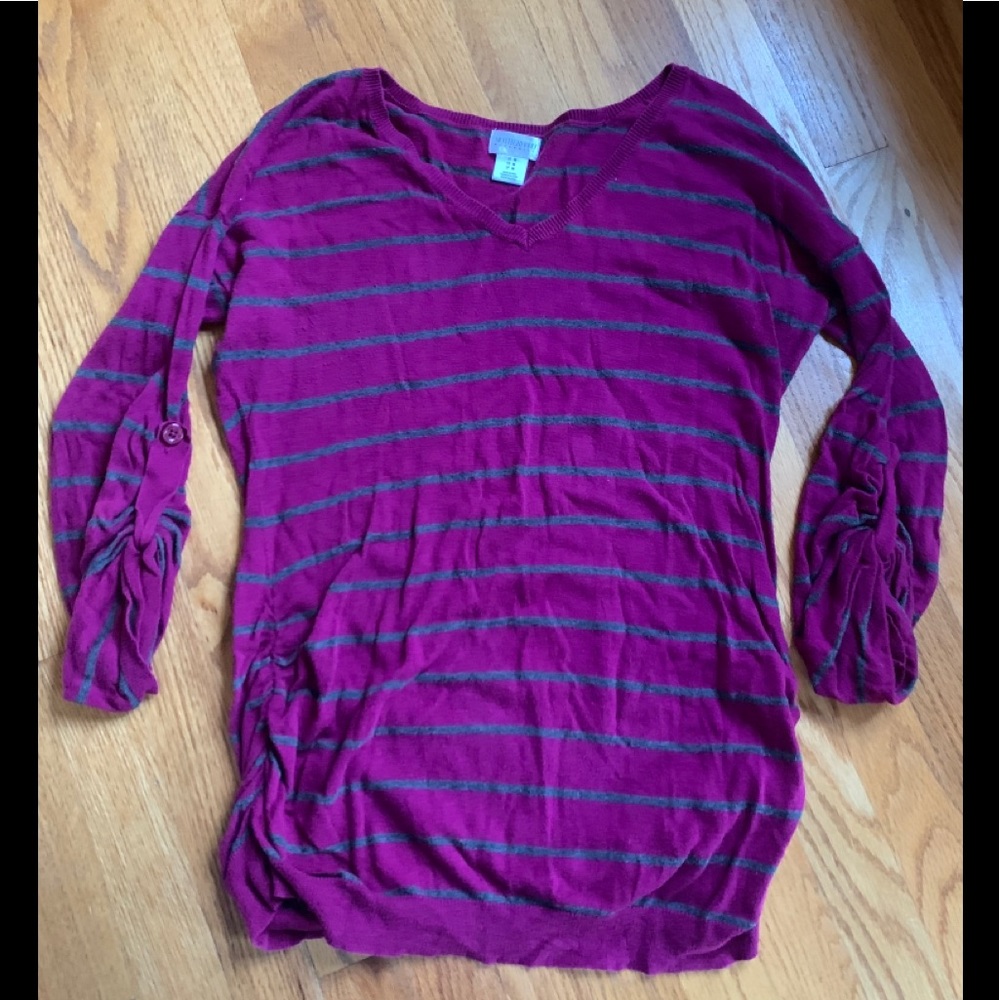 Striped Maternity Sweater